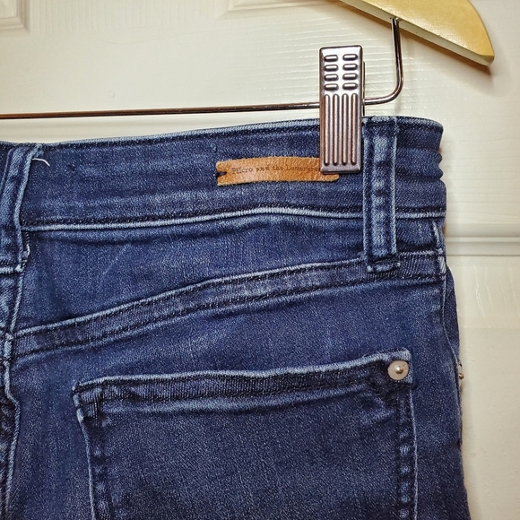 Pilcro and the Letterpress By Anthropologie High Rise Slim Jean Shorts Size 26 - Picture 4 of 8